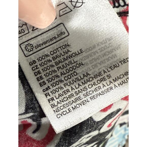 KEITH HARING Short SleevE Button Down Shirt Small EUC - Picture 4 of 5